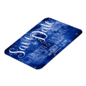 Magnet Flexible Blue Galaxy Celestial Stars Lights Enregistrer la  (Côté Gauche)