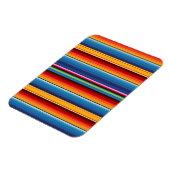 Magnet Flexible Blue Gold Red Sarape mexicaine (Côté Gauche)