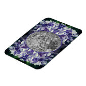 Magnet Flexible Blue Hydrangea Petals Frame Ajouter Votre Photo (Côté Gauche)