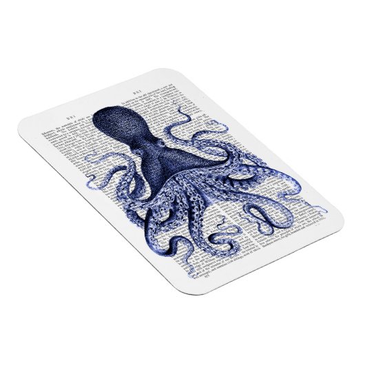 Magnet Flexible Blue Octopus (Côté Droit)