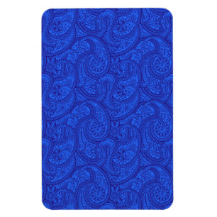 Magnet Flexible Blue Paisley