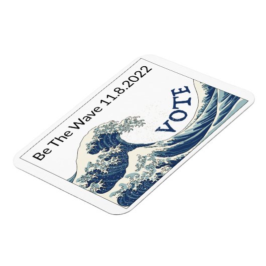 Magnet Flexible Blue Wave Sortez du vote (Côté Gauche)