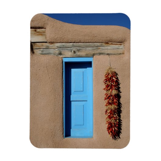 Magnet Flexible Blue Window of Taos (Vertical)