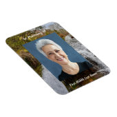 Magnet Flexible Bluebells Waterfall Landscape   Memorial Keepsake  (Côté Droit)