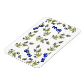 Magnet Flexible Blueberries et Feuilles sur aimant Stem Vine (Côté Gauche)