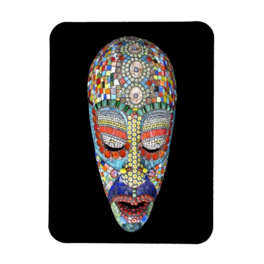 Magnet Flexible Bob, pourquoi le long visage ? Masque mosaïque (Vertical)