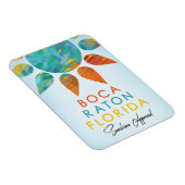Magnet Flexible Boca Raton Florida Sunshine Travel (Côté Droit)