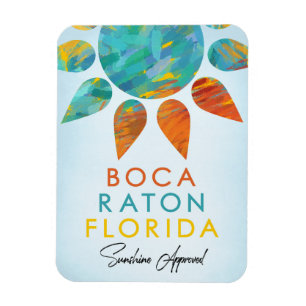 Magnet Flexible Boca Raton Florida Sunshine Travel