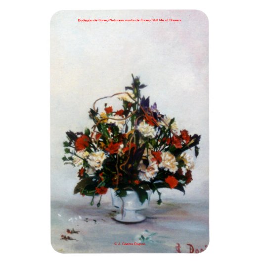 Magnet Flexible Bodegón de flores (Vertical)