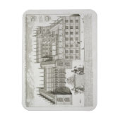 Magnet Flexible Bodleian Library, Oxford, from 'Oxonia Illustrata' (Vertical)