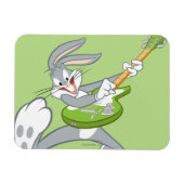 Magnet Flexible BOGS BUNNY™ Rocking On Guitar (Horizontal)