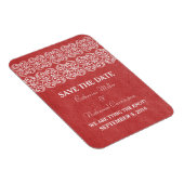 Magnet Flexible Bohème moderne Enregistrer l'aimant de la date, ro (Côté Droit)