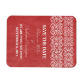 Magnet Flexible Bohème moderne Enregistrer l'aimant de la date, ro (Horizontal)