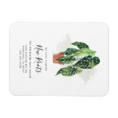 Magnet Flexible Boho Changement d'adresse Moderne Faire-part mobil (Horizontal)