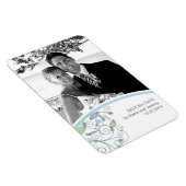 Magnet Flexible BOHO Chic Photo Save the Date Blue Budget (Côté Droit)