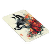 Magnet Flexible Boho Floral Fox Faune Nature (Côté Droit)