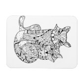 Magnet Flexible Boho Fox Doodle (Horizontal)