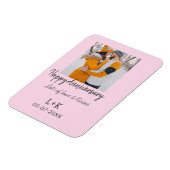 Magnet Flexible Boho moderne heureux anniversaire ajouter nom date (Côté Gauche)