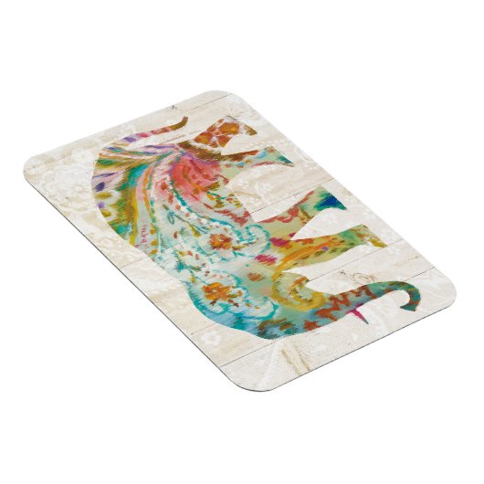Magnet Flexible Boho Paisley Elephant II (Côté Droit)