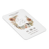 Magnet Flexible Boho séché Floral Pampas Herbe automne automne (Côté Droit)