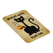 Magnet Flexible Boire Féline de café fin - Aimant flexible (Côté Droit)