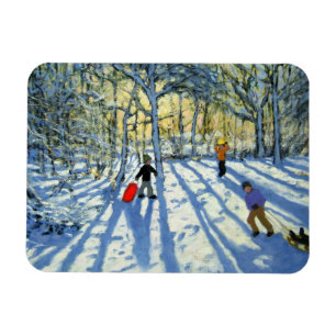 Magnet Flexible Bois en hiver près d'Ashbourne Derbyshire