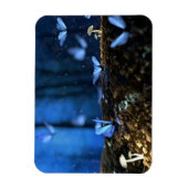 Magnet Flexible Bois fée magique avec papillons et champignons (Vertical)