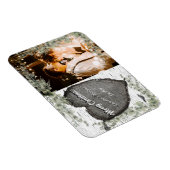 Magnet Flexible Bois rustique Cœur de bois de eucalyptus verdure (Côté Droit)