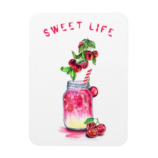 Magnet Flexible Boisson Cool de jus de fruits frais sucrés - Fruit (Vertical)
