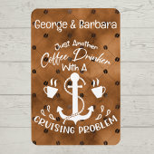 Magnet Flexible Boisson de café avec problème de croisière Décor d