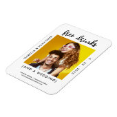 Magnet Flexible Boissons gratuites amusantes Enregistrer la date C (Côté Gauche)