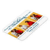 Magnet Flexible Boissons Gratuites Mariage Enregistrer La Date 3 P (Côté Gauche)