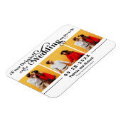 Magnet Flexible Boissons Gratuites Mariage Sauvegardez La Date 3 M (Côté Gauche)