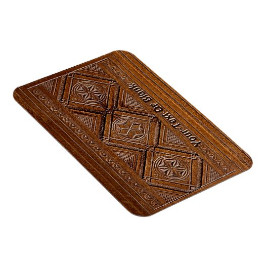 Magnet Flexible Boîte en bois sculpté russe (Côté Droit)