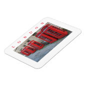 Magnet Flexible Boîtes téléphoniques de Londres voir aimant frigo (Côté Gauche)