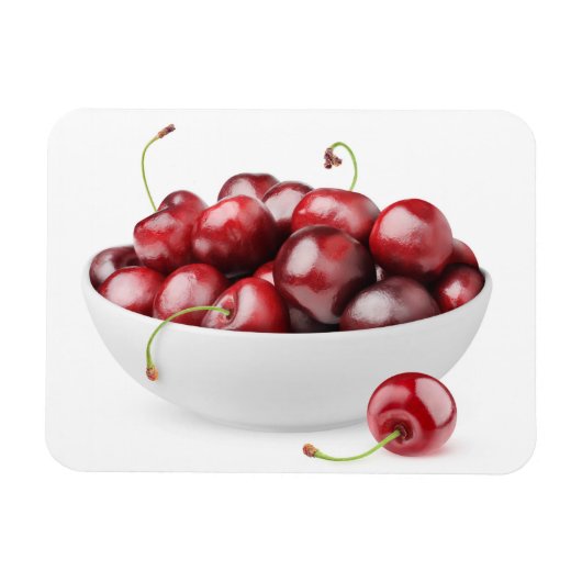 Magnet Flexible Bol de cerises douces (Horizontal)