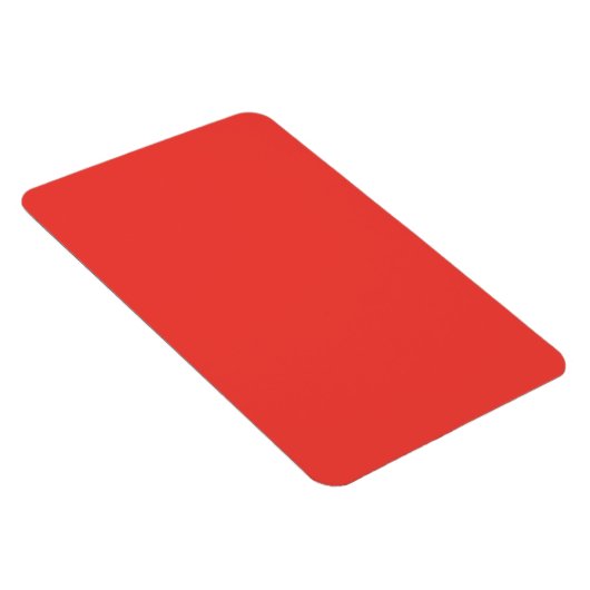Magnet Flexible Bold Solid Red Background (Côté Droit)