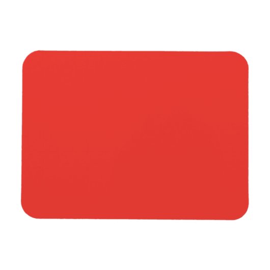 Magnet Flexible Bold Solid Red Background  (Horizontal)