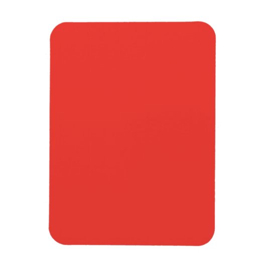 Magnet Flexible Bold Solid Red Background  (Vertical)