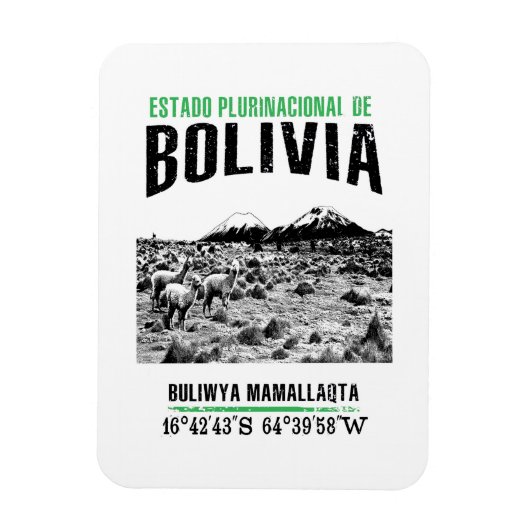 Magnet Flexible Bolivie (Vertical)