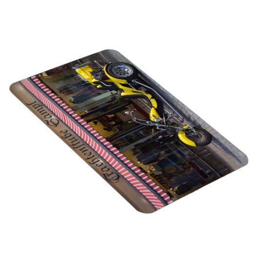 Magnet Flexible Bombe jaune (Côté Droit)