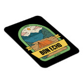Magnet Flexible Bon Echo Canada Souvenir (Côté Droit)