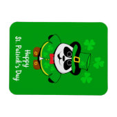 Magnet Flexible Bon Jour de la Saint Patrick animal mignon (Horizontal)