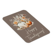 Magnet Flexible Bon thanksgiving d'aquarelle Citrouilles d'herbe s (Côté Droit)