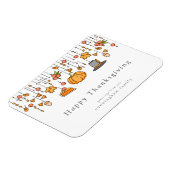 Magnet Flexible Bon thanksgiving Moderne Simple Chic (Côté Gauche)