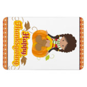 Magnet Flexible Bon thanksgiving pour filles (Horizontal)