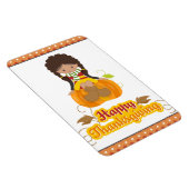 Magnet Flexible Bon thanksgiving pour filles (Côté Droit)