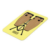 Magnet Flexible Bongo, dessin animé de batterie (Côté Gauche)