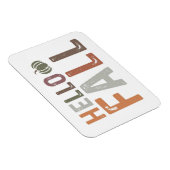 Magnet Flexible Bonjour Automne (Côté Droit)