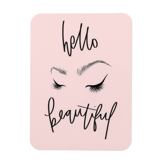 Magnet Flexible Bonjour belle (Vertical)